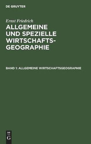 Allgemeine Wirtschaftsgeographie