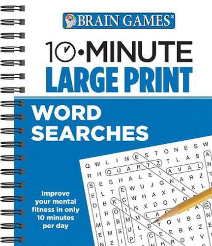 Brain Games 10 Minute Large Print Word Searches Publications International Ltdbrain Games 