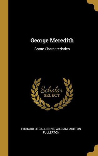Cover image for George Meredith