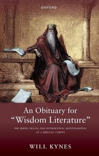 Cover image for An Obituary for "Wisdom Literature"