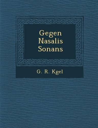 Cover image for Gegen Nasalis Sonans