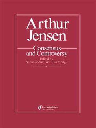 Cover image for Arthur Jensen: Consensus And Controversy