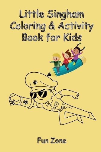 Cover image for Little Singham Coloring and Activity Book for Kids