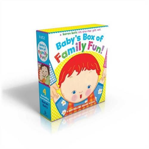 Cover image for Baby's Box of Family Fun!: A 4-Book Lift-The-Flap Gift Set: Where Is Baby's Mommy?; Daddy and Me; Grandpa and Me, Grandma and Me