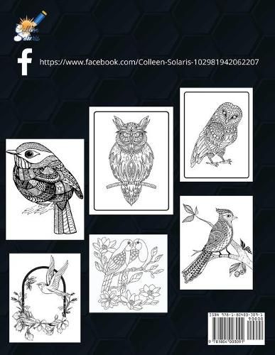 Cover image for Birds Coloring Book