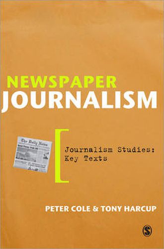 Cover image for Newspaper Journalism