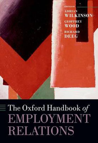 Cover image for The Oxford Handbook of Employment Relations: Comparative Employment Systems