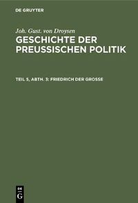 Cover image for Friedrich der Grosse