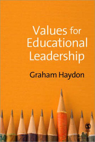 Cover image for Values for Educational Leadership