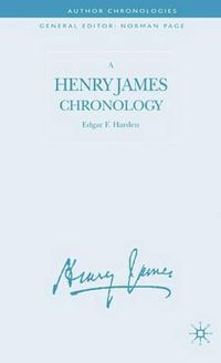 Cover image for A Henry James Chronology