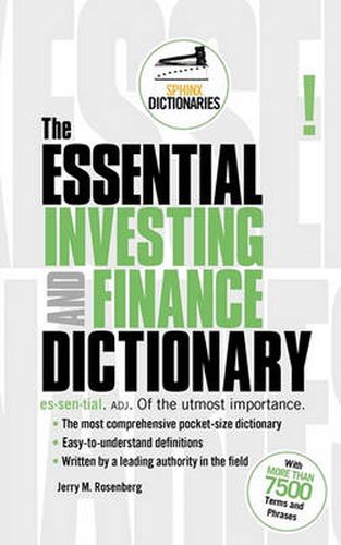The Essential Investing and Finance Dictionary