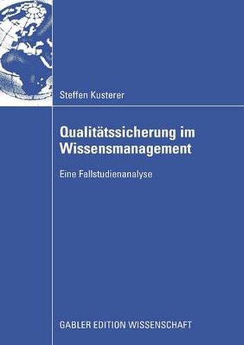 Cover image for Qualitatssicherung Im Wissensmanagement: Eine Fallstudienanalyse