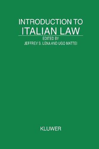 Introduction to Italian Law