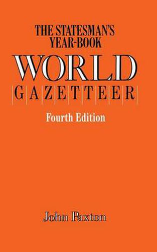 Cover image for The Statesman's Year-Book World Gazetteer