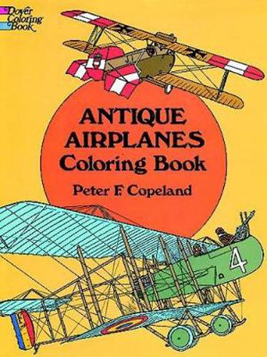 Cover image for Antique Airplanes Coloring Book