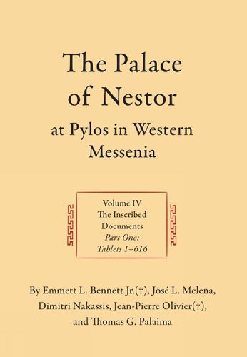 Cover image for The Palace of Nestor at Pylos in Western Messenia (2 vols)