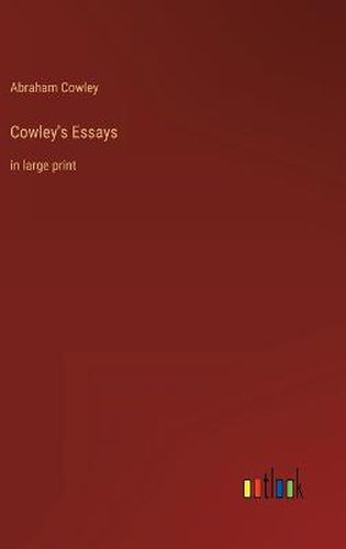 Cowley's Essays