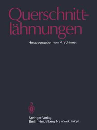 Cover image for Querschnittlahmungen