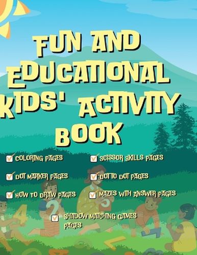 Cover image for Fun and Educational Kids Activity Book