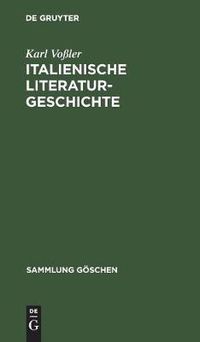 Cover image for Italienische Literaturgeschichte