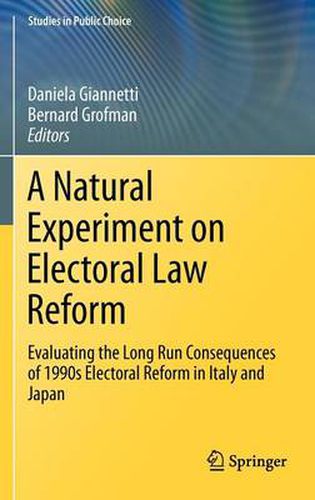 Cover image for A Natural Experiment on Electoral Law Reform: Evaluating the Long Run Consequences of 1990s Electoral Reform in Italy and Japan