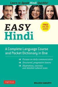 Cover image for Easy Hindi: A Complete Language Course and Pocket Dictionary in One (Companion Online Audio, Dictionary and Manga included)