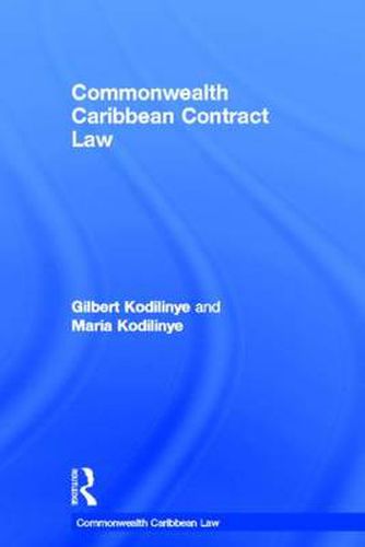 Cover image for Commonwealth Caribbean Contract Law