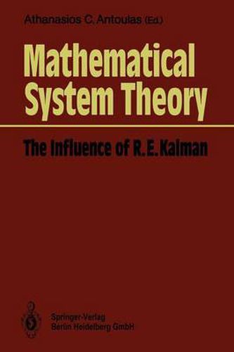 Cover image for Mathematical System Theory: The Influence of R. E. Kalman