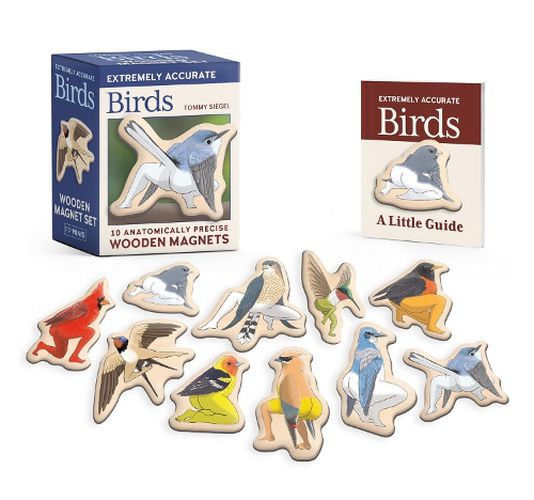Cover image for Extremely Accurate Birds Wooden Magnet Set