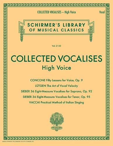 Cover image for Collected Vocalises: High Voice