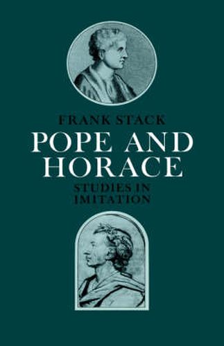 Cover image for Pope and Horace: Studies in Imitation