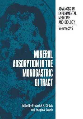 Cover image for Mineral Absorption in the Monogastric GI Tract