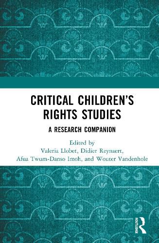 Cover image for Critical Children's Rights Studies