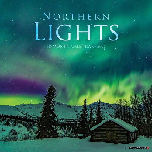 Cover image for Northern Lights 2026 12 X 12 Wall Calendar