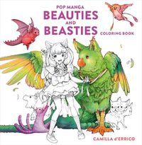 Cover image for Pop Manga Beauties and Beasties Coloring Book
