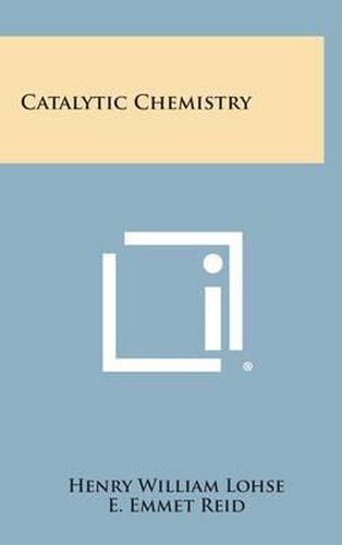 Cover image for Catalytic Chemistry