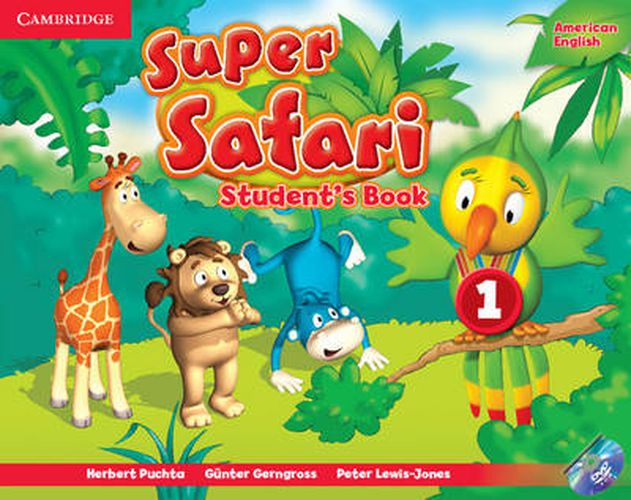 Cover image for Super Safari American English Level 1 Student's Book with DVD-ROM