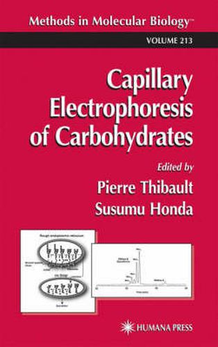 Cover image for Capillary Electrophoresis of Carbohydrates