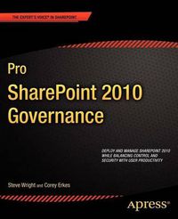 Cover image for Pro SharePoint 2010 Governance