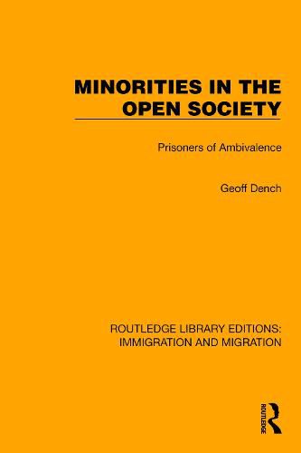 Cover image for Minorities in the Open Society: Prisoners of Ambivalence