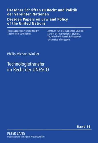 Technologietransfer Im Recht Der UNESCO