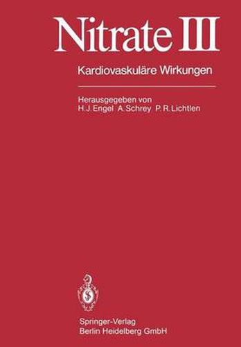 Cover image for Nitrate III: Kardiovaskulare Wirkungen