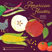 Cover image for American Flavors 2025 Wall Calendar