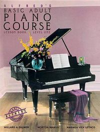 Cover image for Alfred's Basic Adult Piano Course Lesson 1