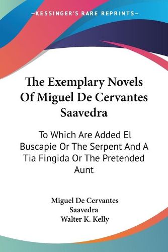 Cover image for The Exemplary Novels of Miguel de Cervantes Saavedra: To Which Are Added El Buscapie or the Serpent and a Tia Fingida or the Pretended Aunt