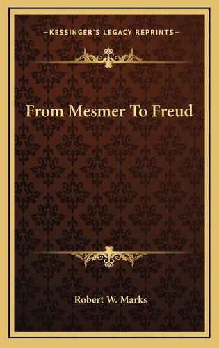 From Mesmer to Freud