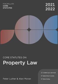 Cover image for Core Statutes on Property Law 2021-22