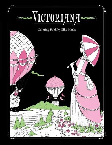 Cover image for Victoriana: Coloring book by Ellie Marks