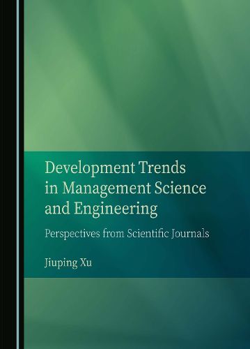 Cover image for Development Trends in Management Science and Engineering