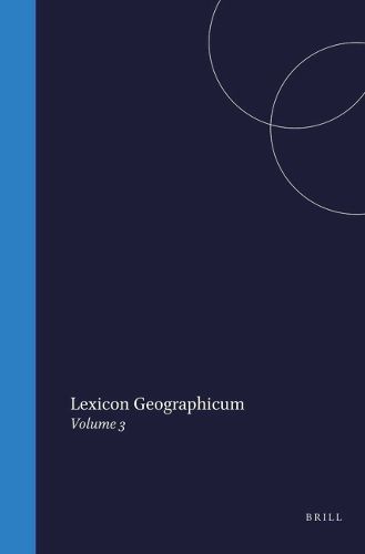 Cover image for Lexicon geographicum, cui titulus est: Mara?s?id al-it?t?ila?? ?ala? asma?? al-amkina wa-al-biqa??